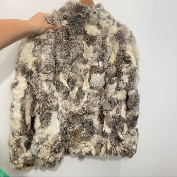 Vtg Fur Couture Beverly Hills Patchwork Fur Coat Luxury Boho Winter Statement Sm - Picture 6 of 13